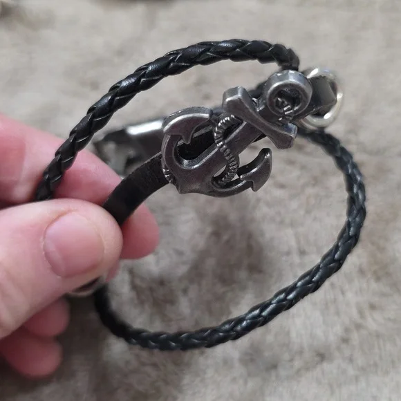 Variety Jewelry Bundle(6) Necklace Bracelets Earring Wooden Jute Stylish GUC - Picture 6 of 15